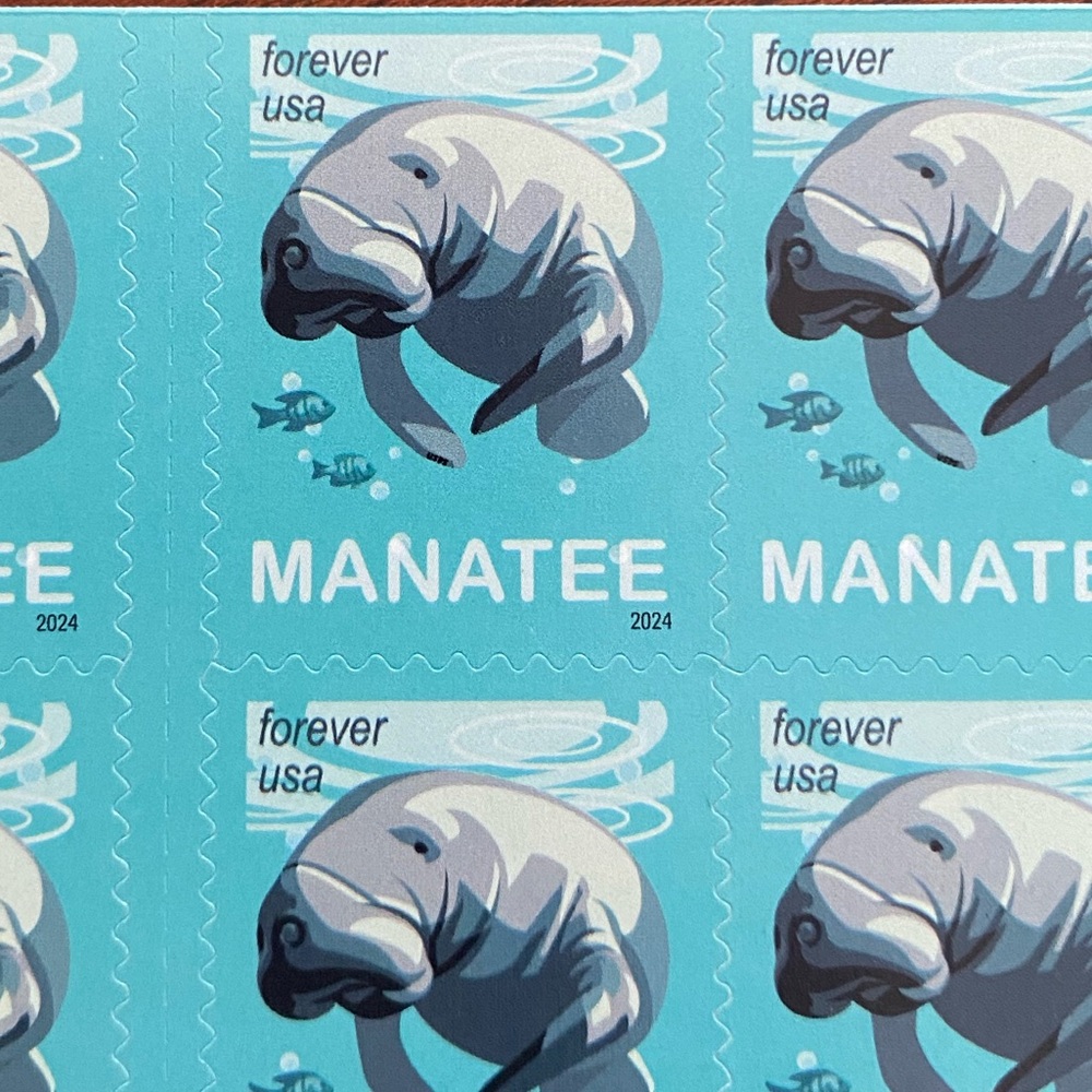 100 USPS Forever Stamps $50 First Class Postage Save Mantees 2024 Mail